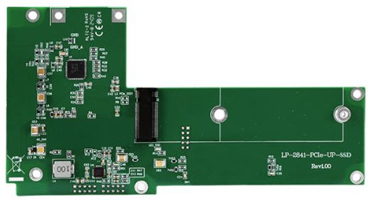 LP-2841-PCIe-UP-SSD: karta rozszerzeń SSD dla PCIe Gen3 i dysków SSD M.2-2280