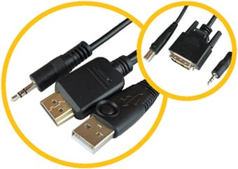 RSS-CBL-HDMI – Kabel KVM ze złączem HDMI