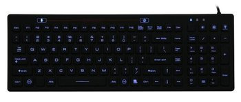 Silikonowa klawiatura przemysłowa IP68 - GSK312-BL-B