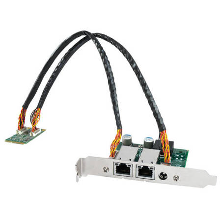 PMX-101 - Przemysłowa karta mPCIe z 2x GbE LAN PoE+