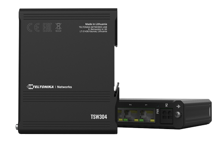 TSW304 - 4-portowy Ethernet Switch DIN-Rail